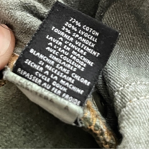 ❄️3/$18 SANCTUARY Social Skinny Standard Rise Army‎ Green Jeans, Size 29 (8) - Picture 7 of 8